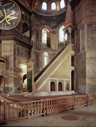 View of the Minbar, 6th Century by Unbekannt Unbekannt